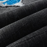 Load image into Gallery viewer, Todroki Cobalt Vein – denim fabric close-up