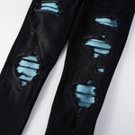 Load image into Gallery viewer, Todroki Frost Vein – knee damage with ice blue backing