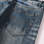 Load image into Gallery viewer, Todroki Salt Blue – back pocket detail