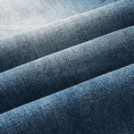 Load image into Gallery viewer, Todroki Blue Crease – denim fabric close-up