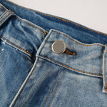 Load image into Gallery viewer, Todroki Indigo Shard – waistband and button