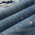 Load image into Gallery viewer, Todroki Indigo Shard – denim close-up