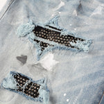Load image into Gallery viewer, Todroki Onyx Rivet – studded underlay patch detail