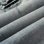 Load image into Gallery viewer, Todroki Basalt Trace – denim fabric close-up