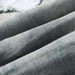 Load image into Gallery viewer, Todroki Kiln Drift – denim fabric close-up