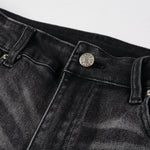 Load image into Gallery viewer, Todroki Graphite Bloom – waistband and button