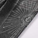 Load image into Gallery viewer, Todroki Vesper Burst – rhinestone sunburst detail