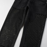 Load image into Gallery viewer, Todroki Pewter Anvil – studded knee panel