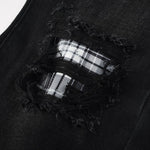 Load image into Gallery viewer, Todroki Night Weave – plaid backing close-up