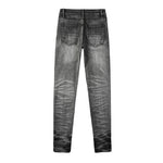 Load image into Gallery viewer, Todroki Grey Ember grey slim denim – back
