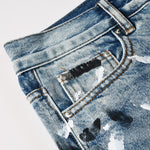 Load image into Gallery viewer, Todroki Pale Static – hem damage detail