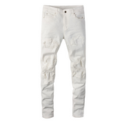 Todroki Slim-Fit White Crash Patch – Todroki Denim
