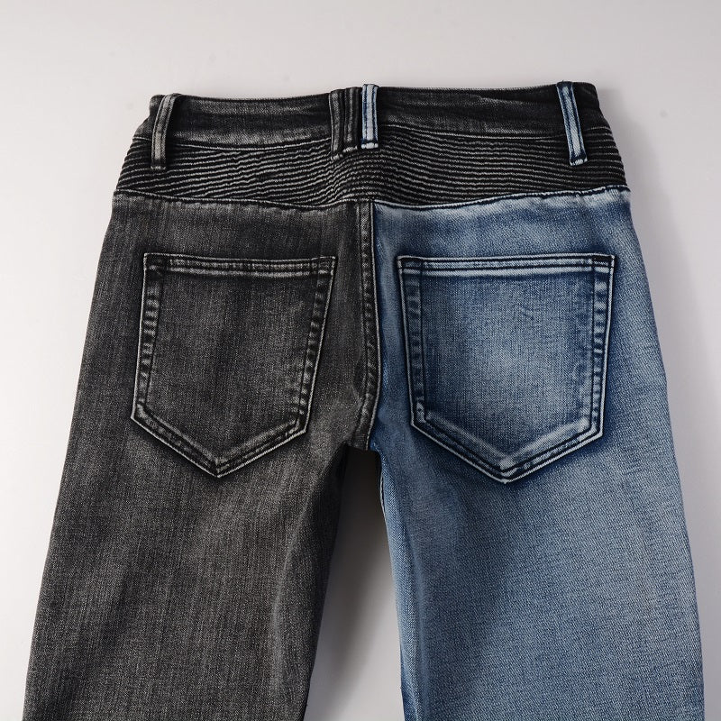 Todroki Cobalt Splice – waistband and back pockets