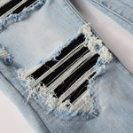 Load image into Gallery viewer, Todroki Vapor Trench – destroyed repair over black pleated under-panel