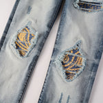 Load image into Gallery viewer, Todroki Amber Verge – knee damage with patch repair