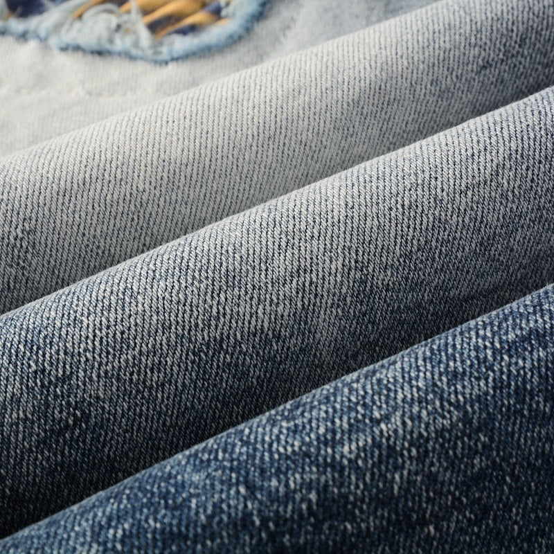 Todroki Amber Verge – denim fabric close-up