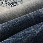 Load image into Gallery viewer, Todroki Flint Halo – denim fabric close-up