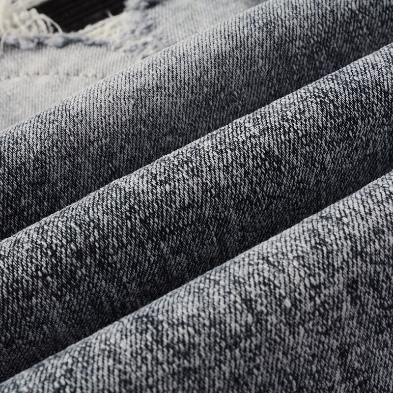 Todroki Quartz Split – denim fabric close-up