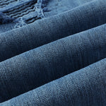 Load image into Gallery viewer, Todroki Steel Grain – denim fabric close-up