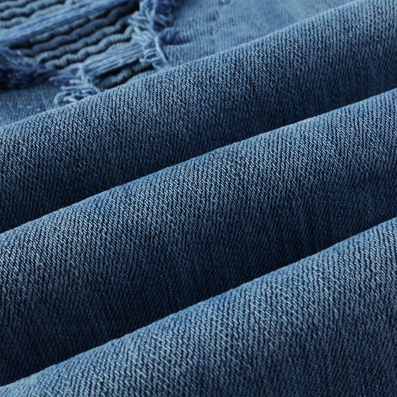 Todroki Steel Grain – denim fabric close-up