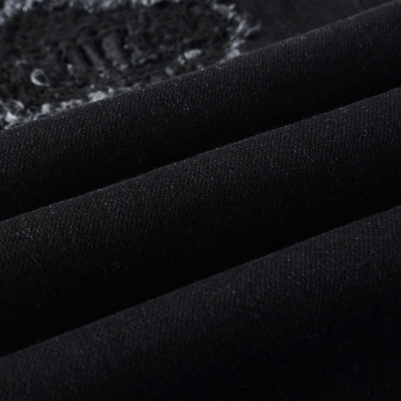 Todroki Cobalt Venom – denim fabric close-up