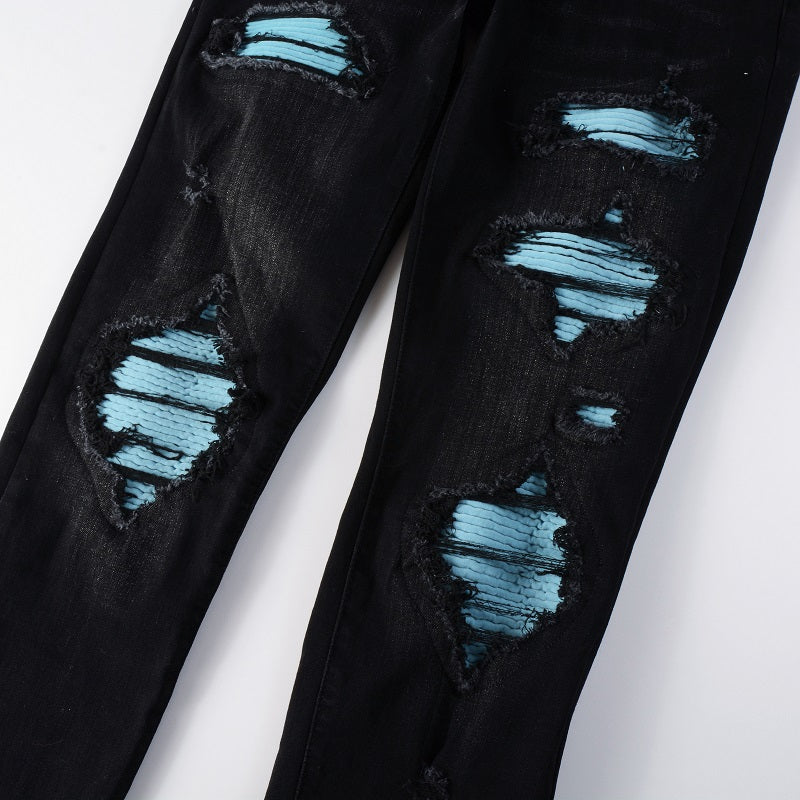 Todroki Frost Vein – knee damage with ice blue backing