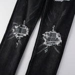Load image into Gallery viewer, Todroki Quartz Mesh – knee damage with grid panel backing