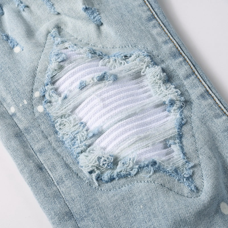 Todroki Winter Spill – white rib-backed knee destruction