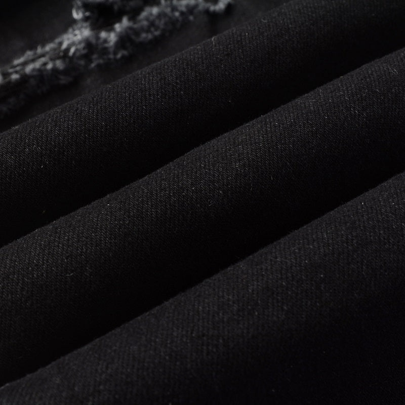 Todroki Slim-Fit Black Paisley
