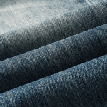 Load image into Gallery viewer, Todroki Salt Blue – denim fabric close-up
