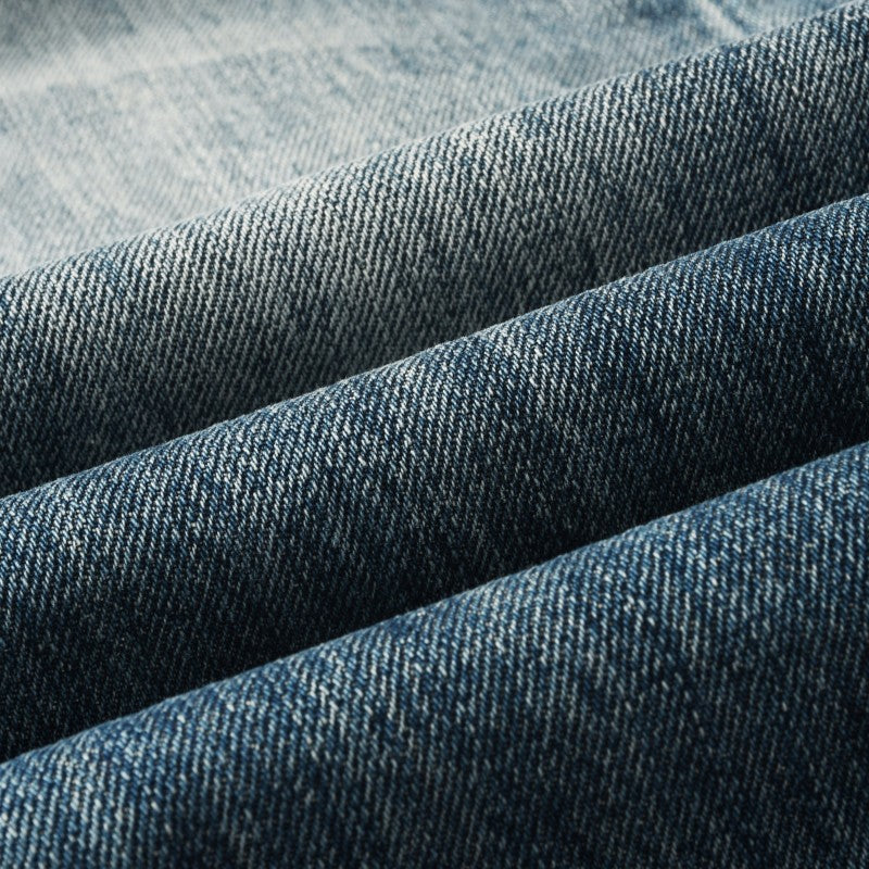 Todroki Salt Blue – denim fabric close-up