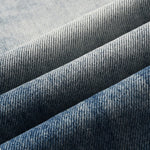 Load image into Gallery viewer, Todroki Tide Blue – denim fabric close-up
