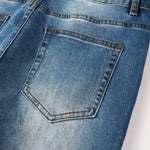 Load image into Gallery viewer, Todroki Blue Crease – back pocket detail