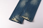 Load image into Gallery viewer, Todroki Dust Ridge – raw frayed hem detail