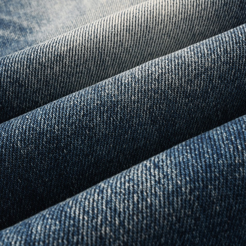 Todroki Storm Wash – denim fabric close-up