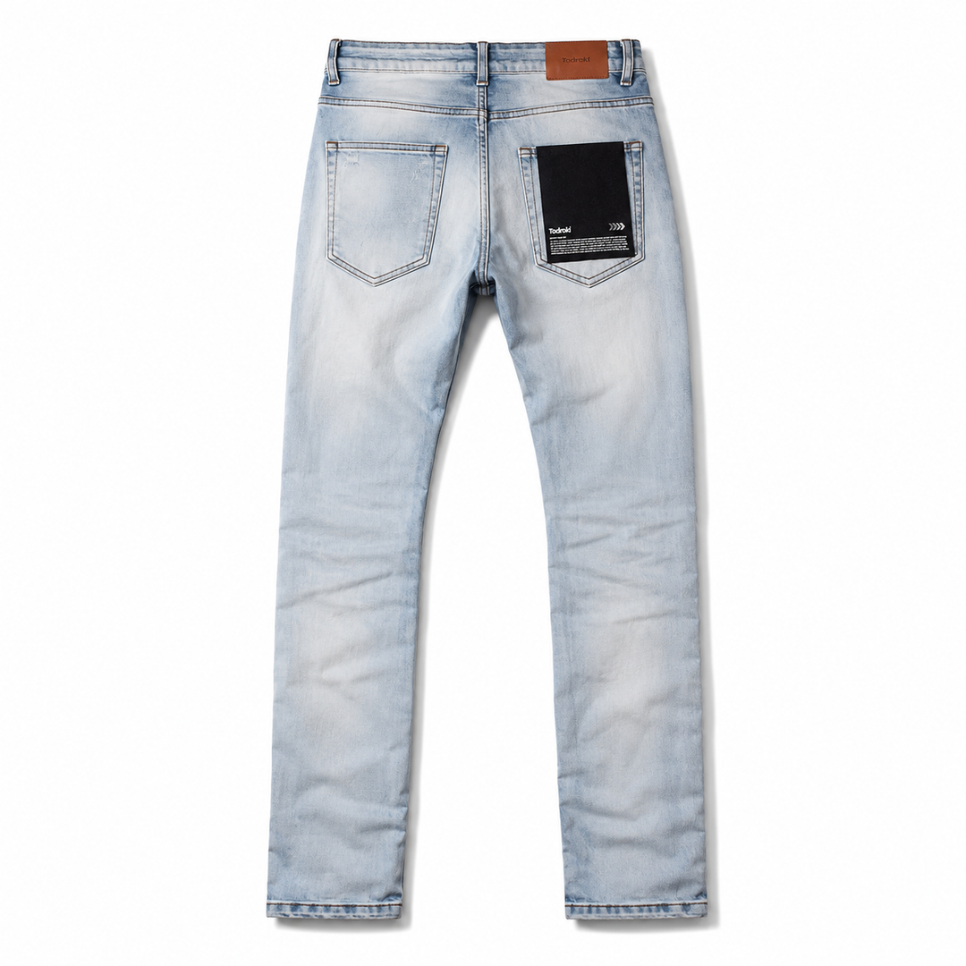 Todroki Slim-Fit Light Blue – Todroki Denim (2)
