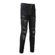 Todroki Slim-Fit Black Paisley – Todroki Denim (2)