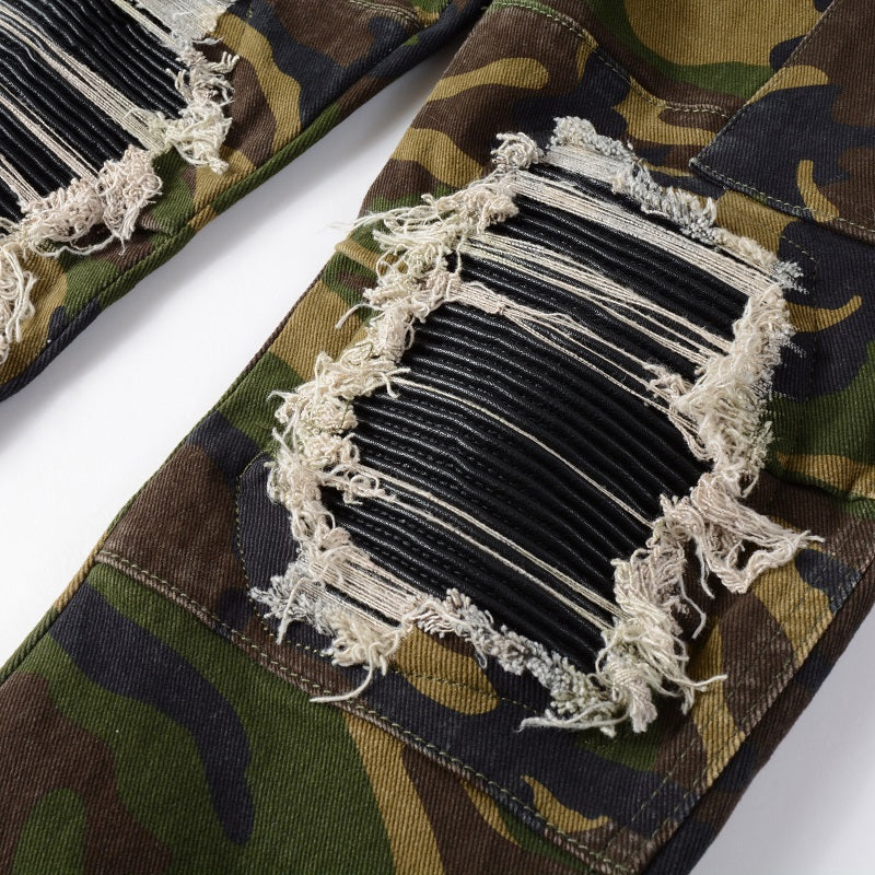 Todroki Thicket Fray – destroyed knee with ribbed backing