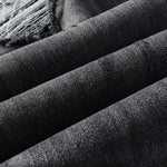 Load image into Gallery viewer, Todroki Smoke Ravel – denim fabric close-up