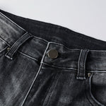 Load image into Gallery viewer, Todroki Cinder Glint – waistband and button detail