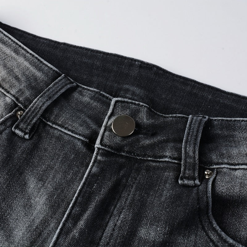 Todroki Cinder Glint – waistband and button detail
