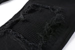 Load image into Gallery viewer, Todroki Raven Fold – destroyed knee with ribbed panel