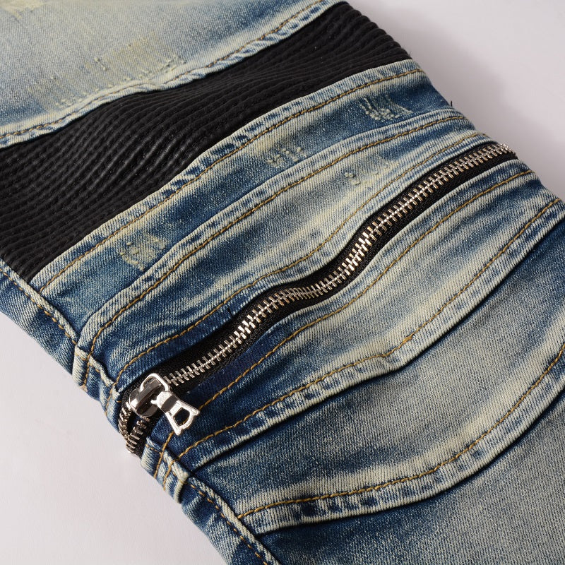 Todroki Piston Fade – black ribbed knee panel and zip