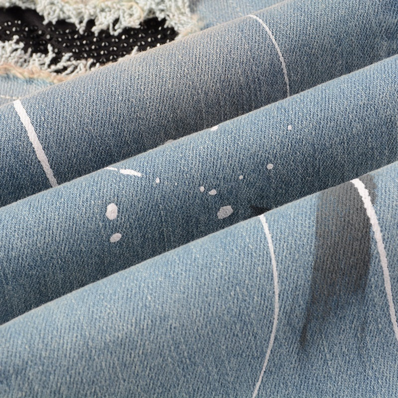 Todroki Ink Splinter – denim fabric