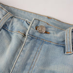 Load image into Gallery viewer, Todroki Coral Drift – waistband and button