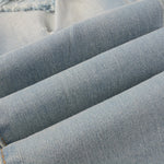 Load image into Gallery viewer, Todroki Coral Drift – denim close-up