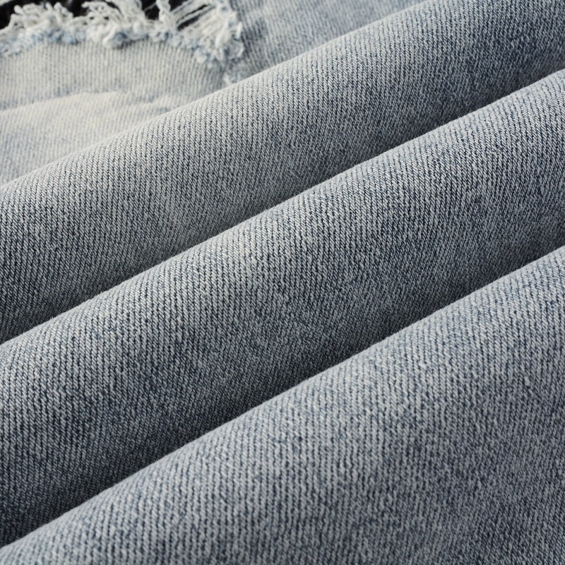 Todroki Raven Notch – denim fabric close-up