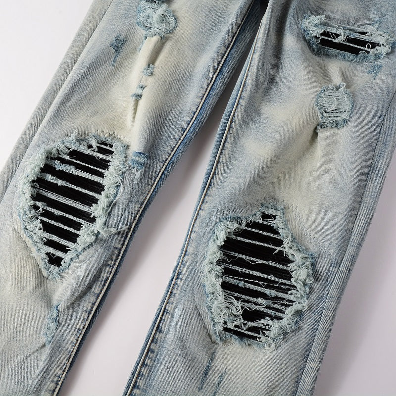 Todroki Basalt Trace – knee patch repair detail