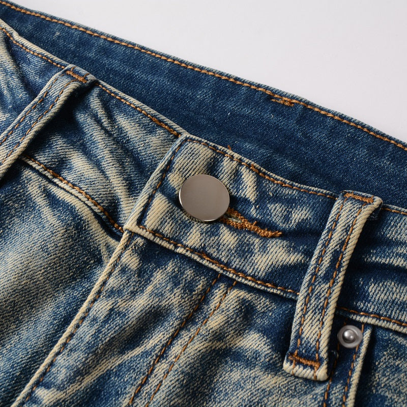 Todroki Marble Riot – waistband and button