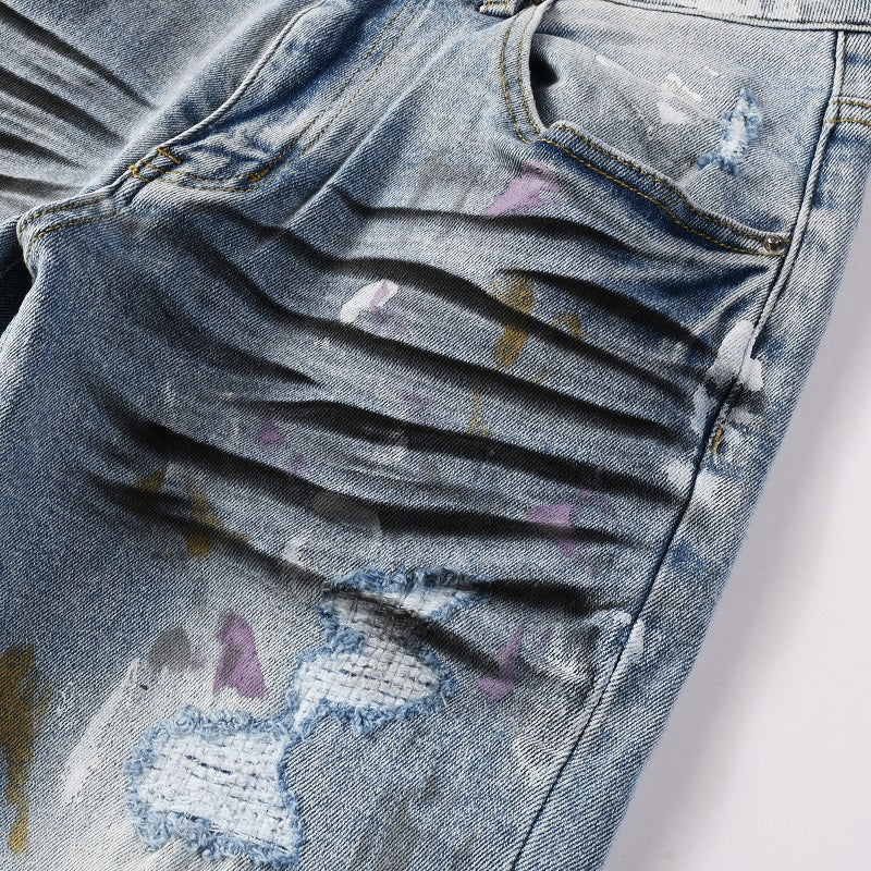 Todroki Ripple Quarry – pleated knee panel detail
